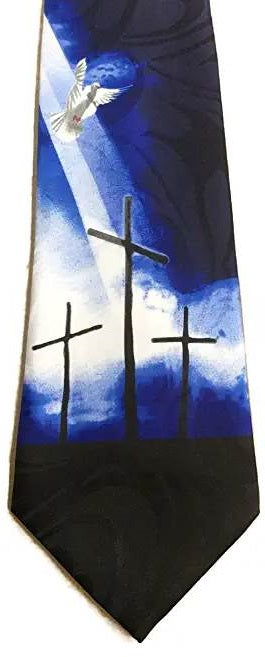 Crosses and Doves Necktie