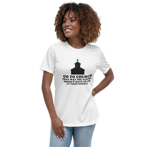 Go To Church T-shirt (Ladies')