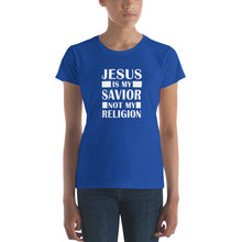 Load image into Gallery viewer, Ladies&#39; T-shirt Jesus Is My Savior