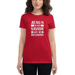 Ladies' T-shirt Jesus Is My Savior