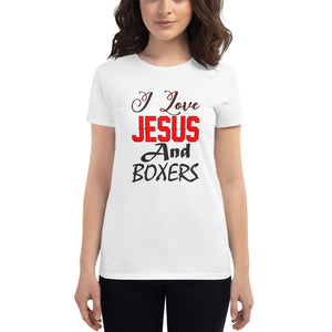 Ladies T-shirt Jesus and Boxers