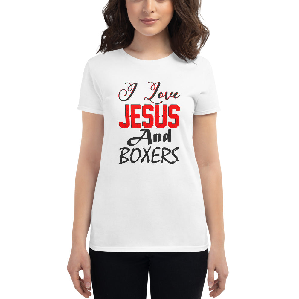 Ladies T-shirt Jesus and Boxers