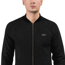 Load image into Gallery viewer, Men&#39;s Bomber Jacket with Ichthys Logo