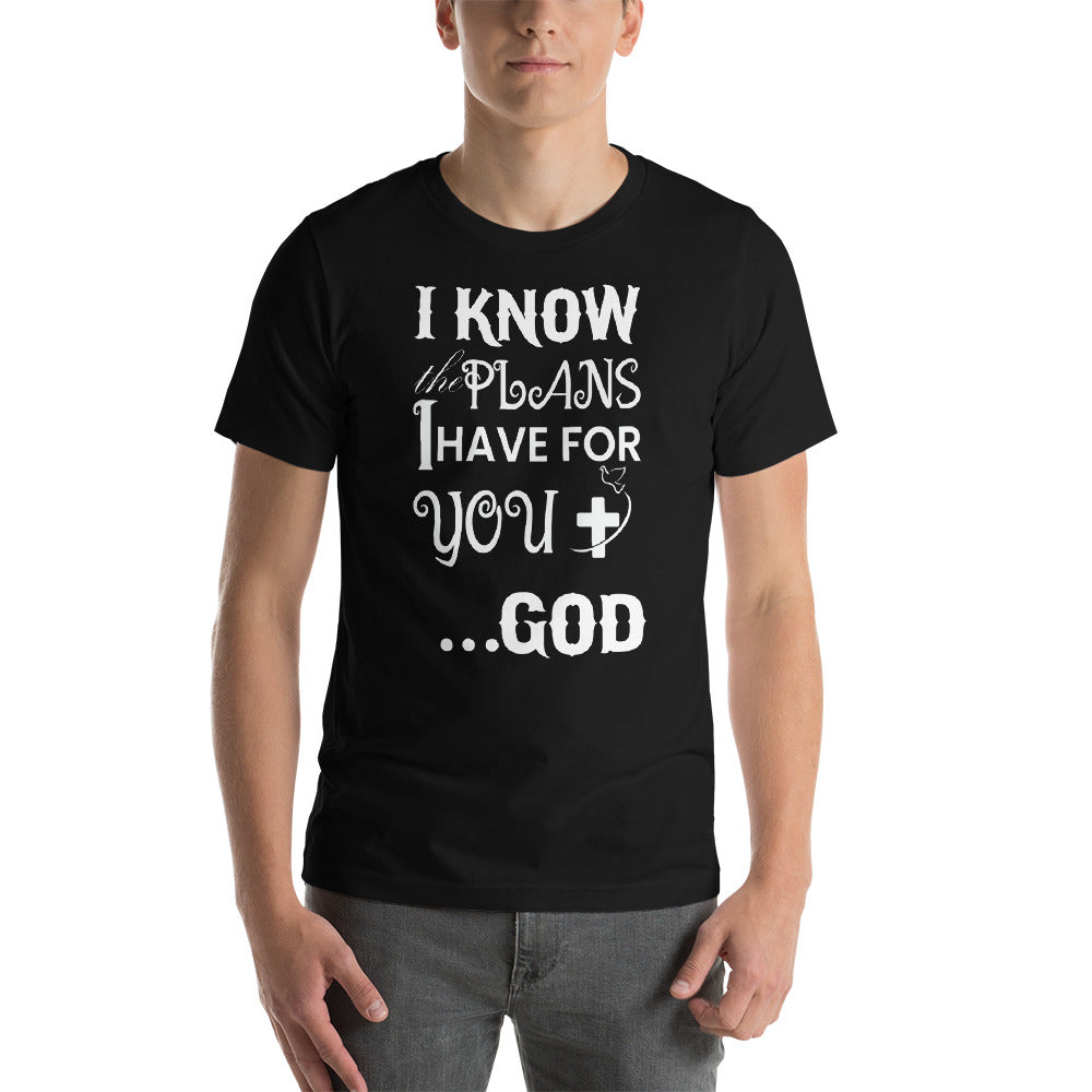 Unisex I Know The Plans Tee Black