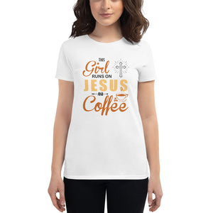 Jesus and Coffee T-shirt (Ladies')