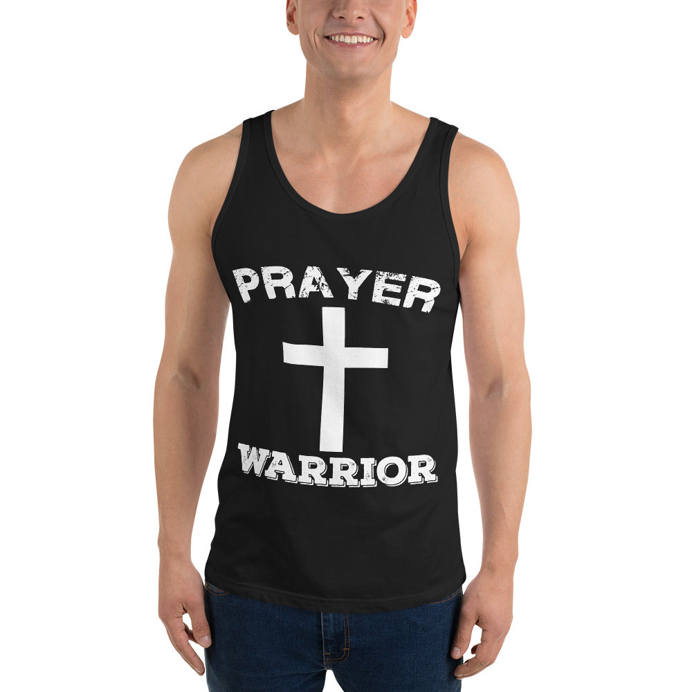 Unisex Prayer Warrior Tank Top Black