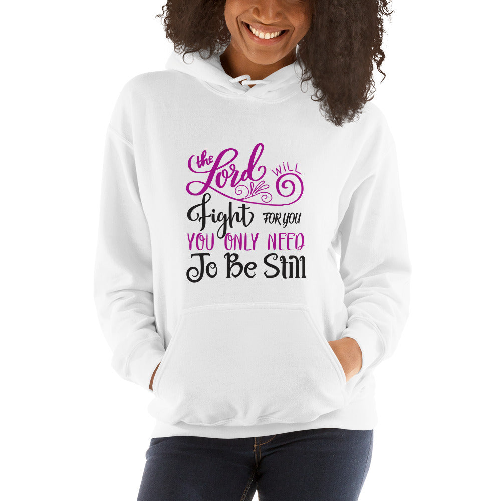 Ladies Hoodie The Lord Will Fight