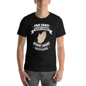 Unisex Worry About Nothing Tee Black