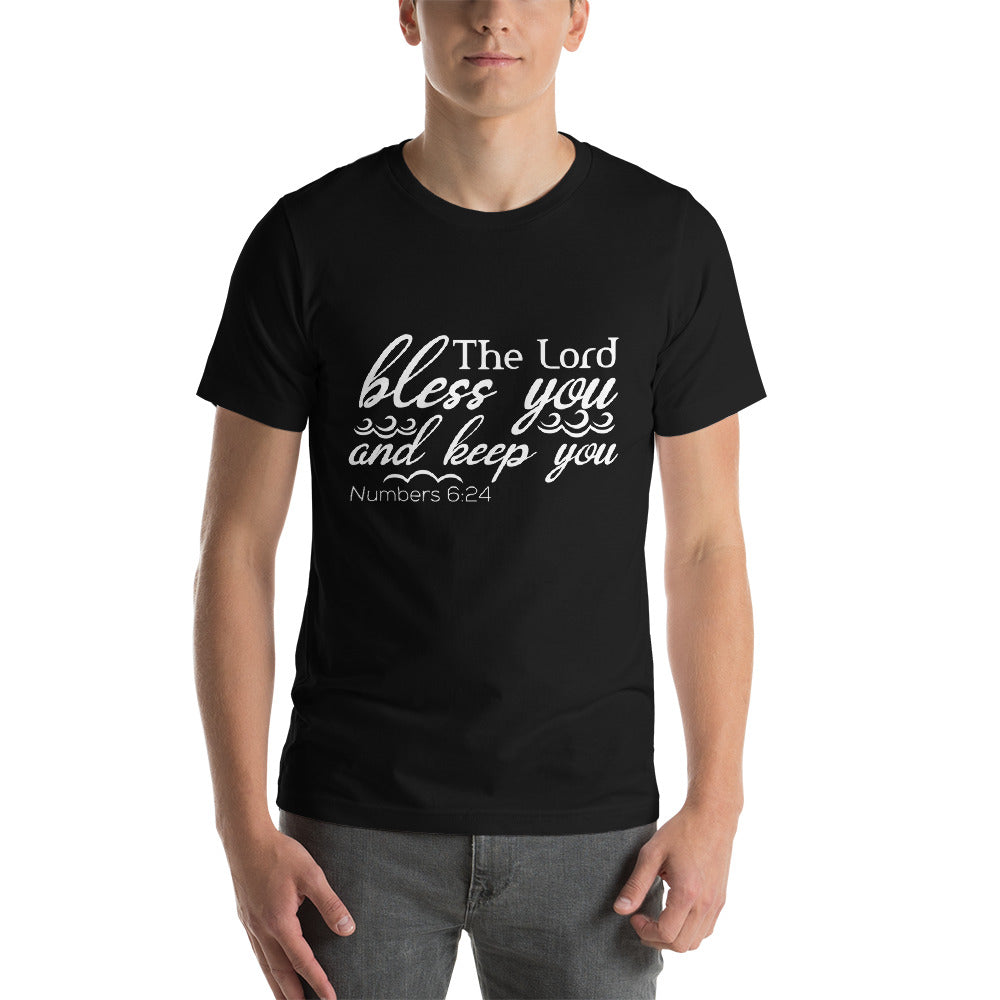 Unisex The Lord Bless You Tee Black