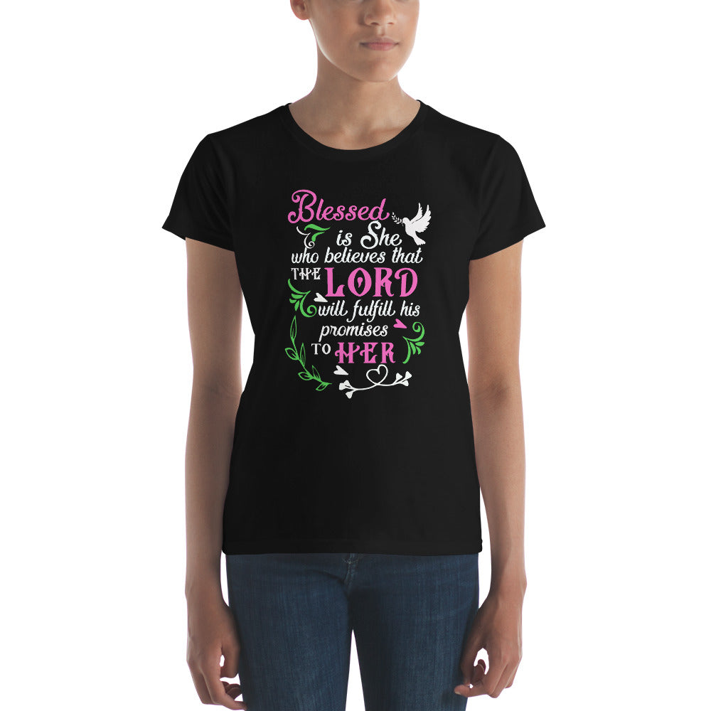 Blessed Is She T-shirt (Ladies')