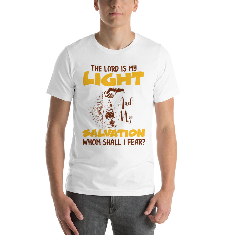 Unisex The Lord Is My Light Tee White