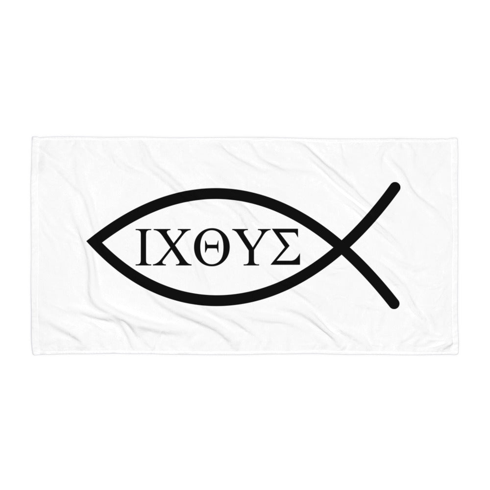 Towel with Ichthys Logo