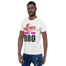 Load image into Gallery viewer, Jesus Loves You Bro T-shirt White