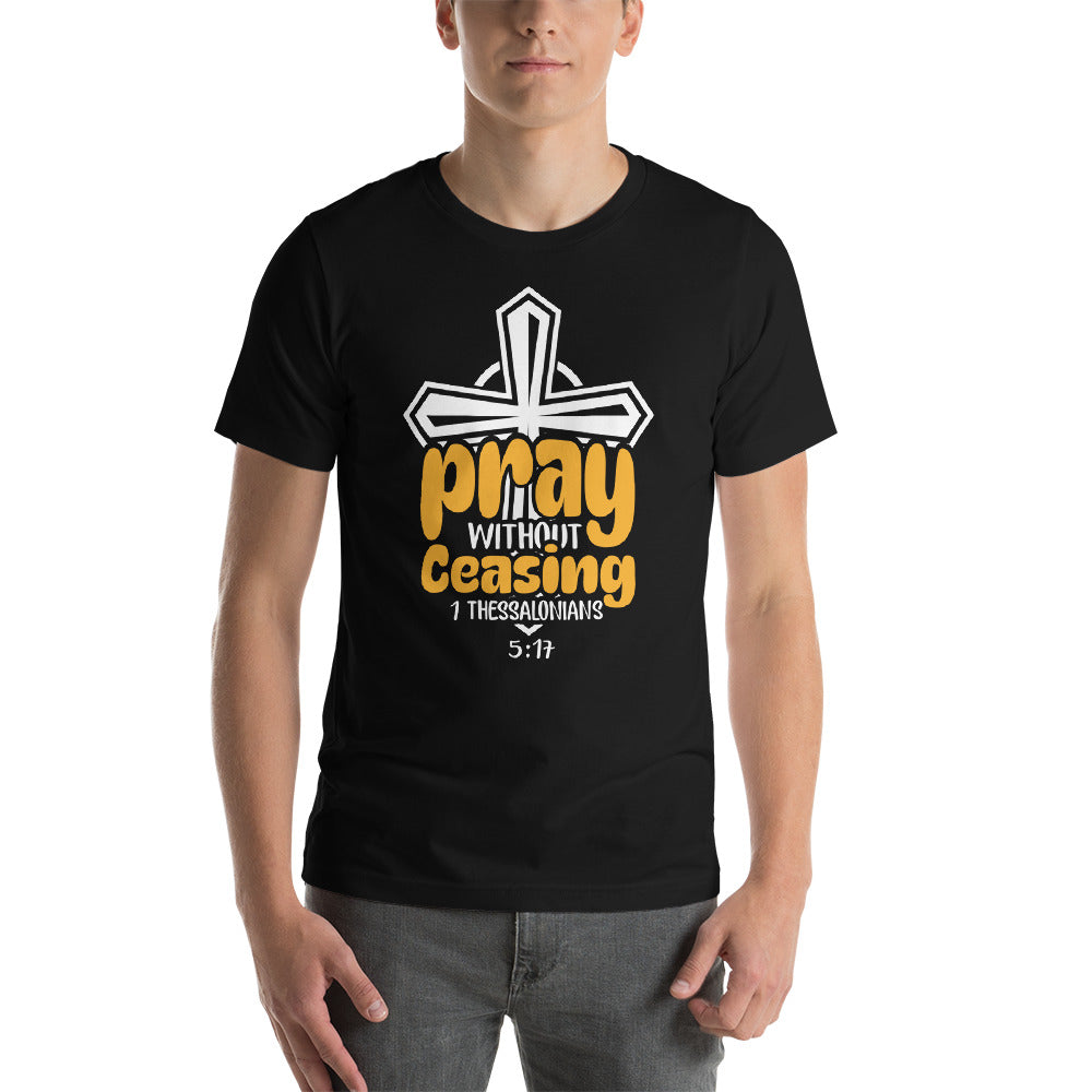 Unisex Pray Tee Black