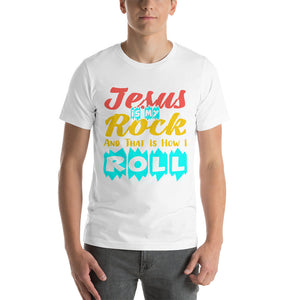 Jesus Is My Rock T-shirt White