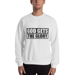 Unisex God Gets The Glory Sweatshirt White