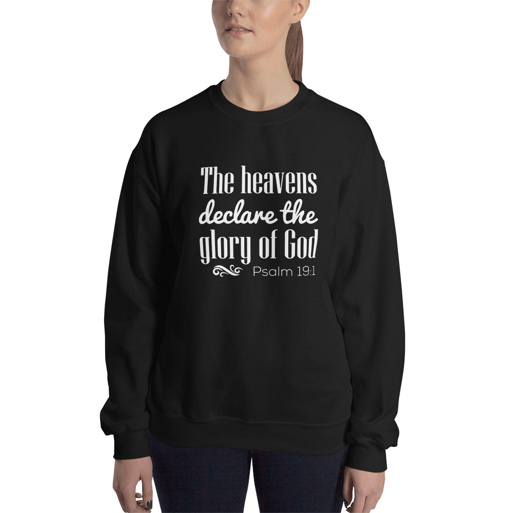 Unisex Glory Of God Sweatshirt Black