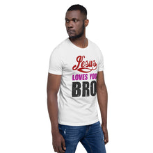 Load image into Gallery viewer, Jesus Loves You Bro T-shirt White