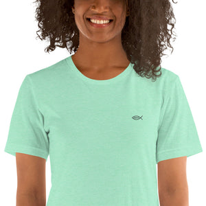 T-shirt with Ichthys Logo Cool Mint