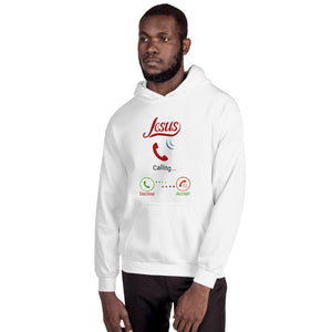 Jesus Is Calling Hoodie White