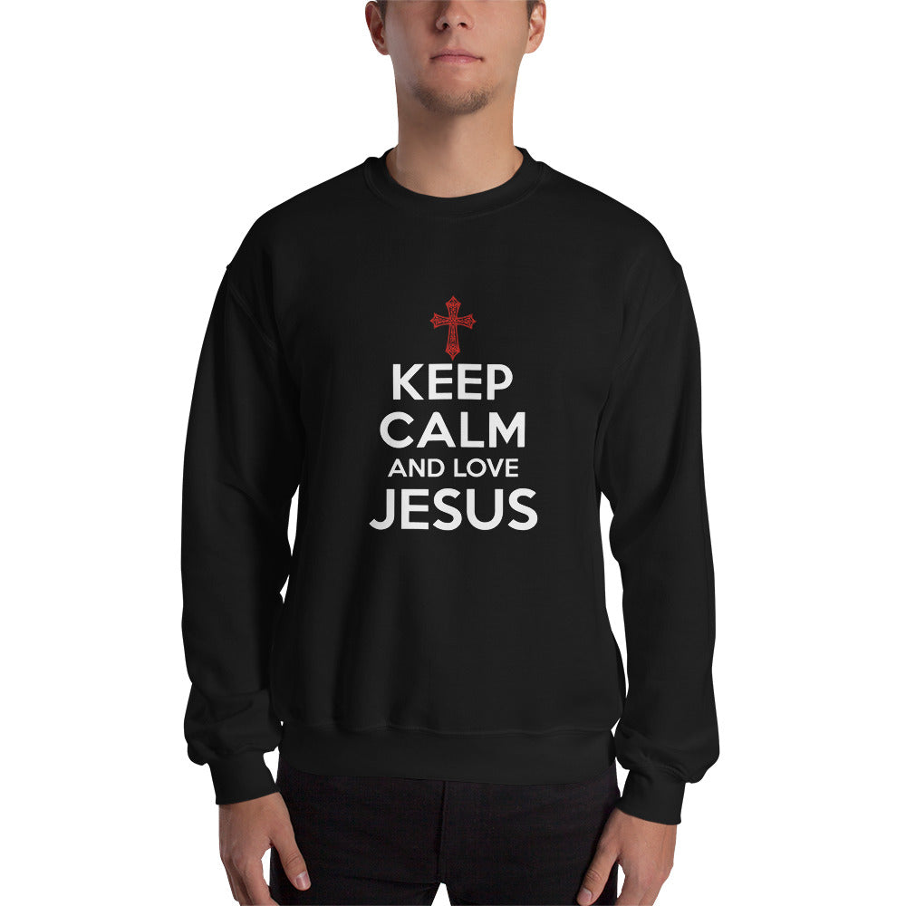 Unisex Keep Calm Sweatshirt Black