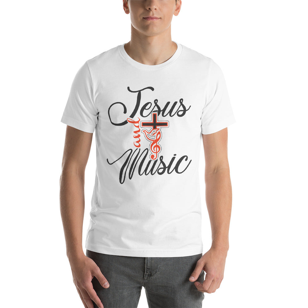 Jesus And Music T-shirt White