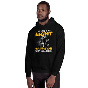 Unisex The Lord Is My Light Hoodie Black