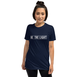 Unisex Navy Be The Light Fitness Shirt