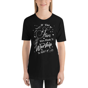 The Stars Were Meant To Worship T-shirt Black