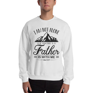 Unisex I Am Not Alone Sweatshirt White