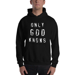 Unisex Only God Knows Hoodie Black