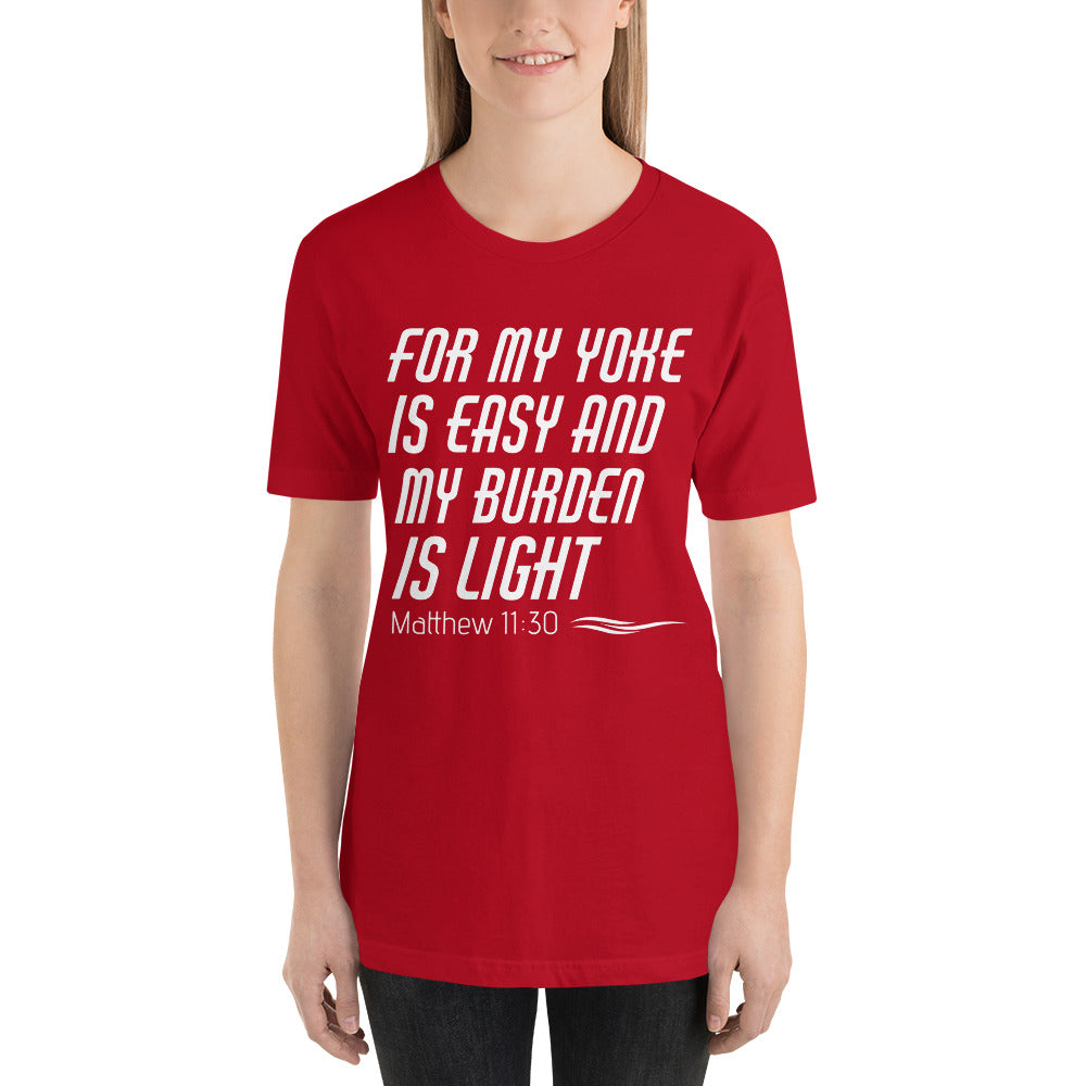 For My Yoke Easy  T-shirt Red