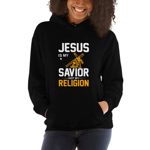 Jesus Is My Savior Hoodie Black