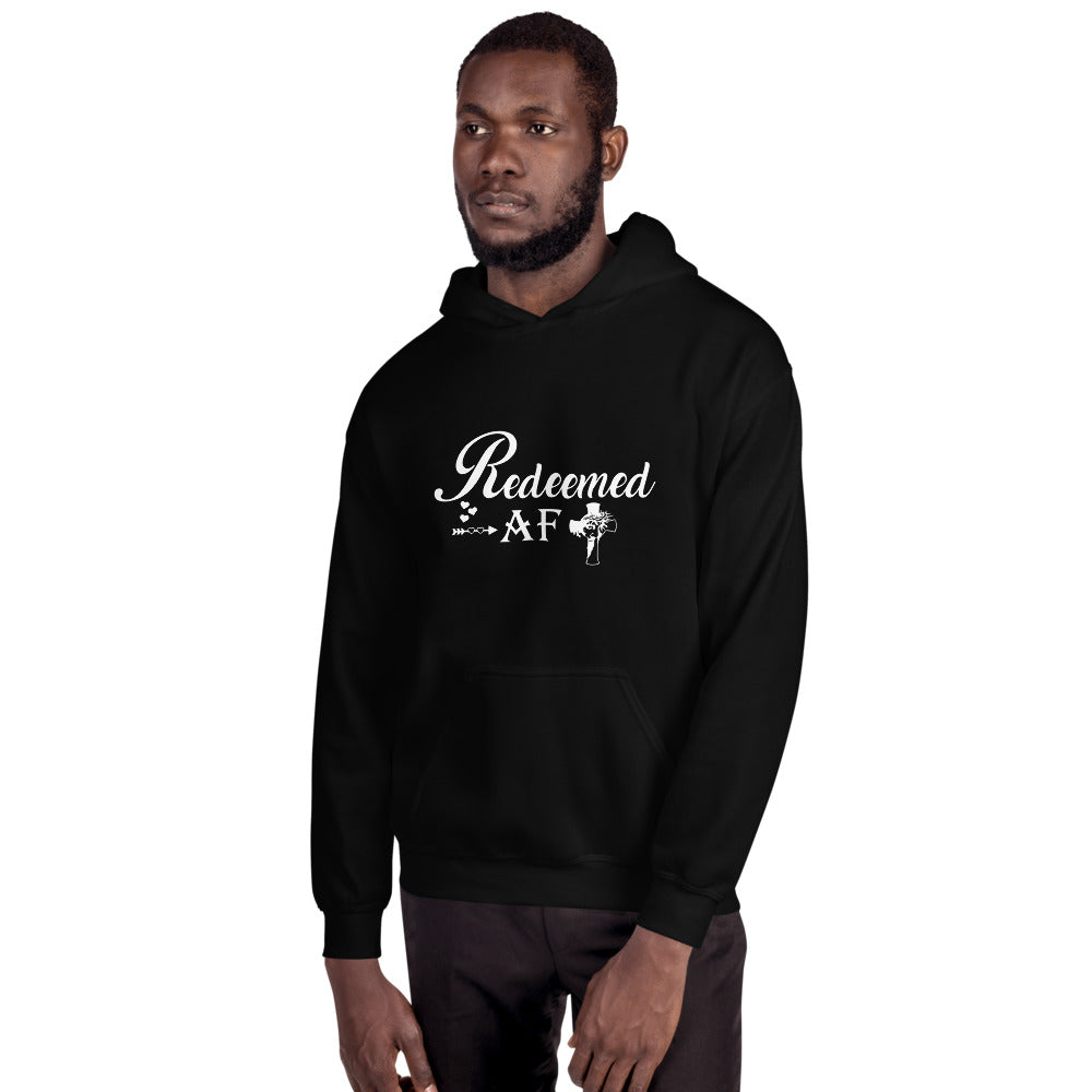 Unisex Redeemed AF Hoodie Black