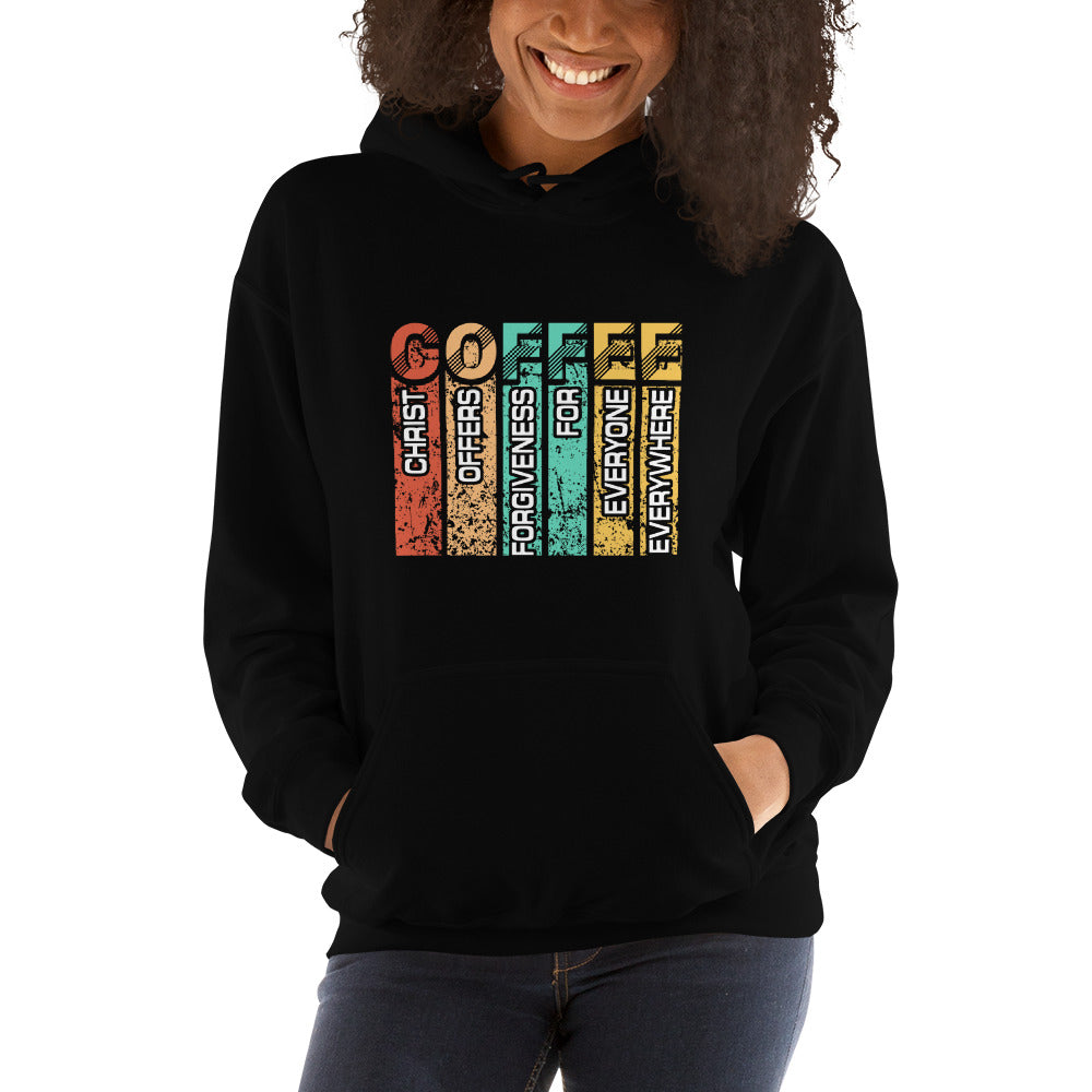 Unisex Coffee Hoodie Black