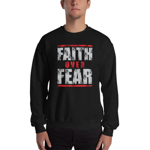 Unisex Faith Over Fear Sweatshirt Black