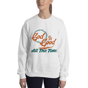 God Is Good Sweatshirt White