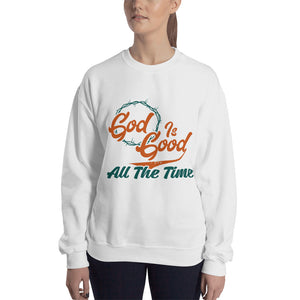 Unisex God Is Good Sweatshirt White