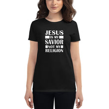 Load image into Gallery viewer, Ladies&#39; T-shirt Jesus Is My Savior