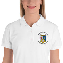 Load image into Gallery viewer, Embroidered ICCS Polo Shirt Ladies&#39; White