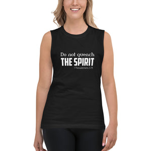 Unisex Spirit Muscle Shirt Black