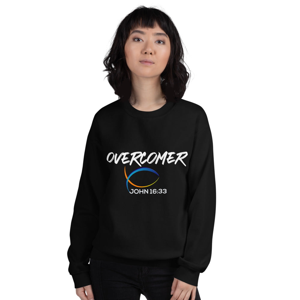 Unisex Overcomer Sweatshirt Black