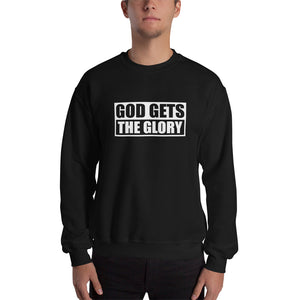 Unisex God Gets The Glory Sweatshirt Black