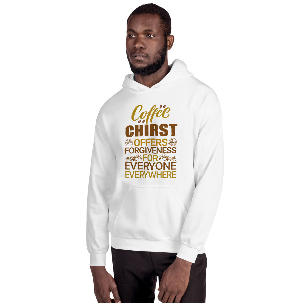 Unisex Coffee Hoodie White