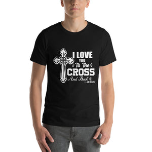 Unisex To The Cross And Back Tee Black