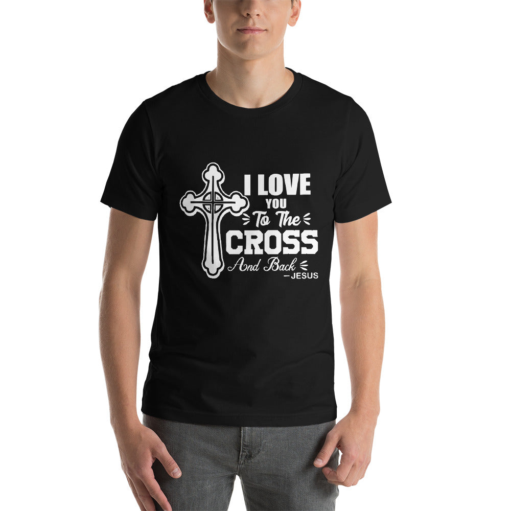 Unisex To The Cross And Back Tee Black