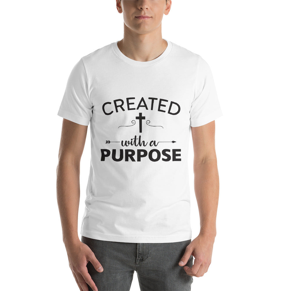 Unisex Created With A Purpose Tee White