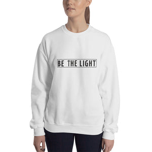 Unisex Be The Light Sweatshirt White