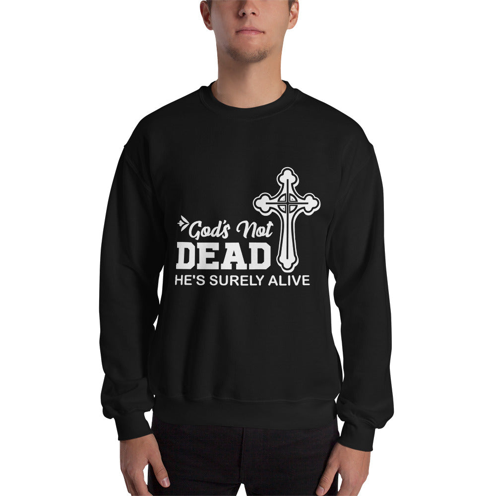 Unisex Gods Not Dead Sweatshirt Black