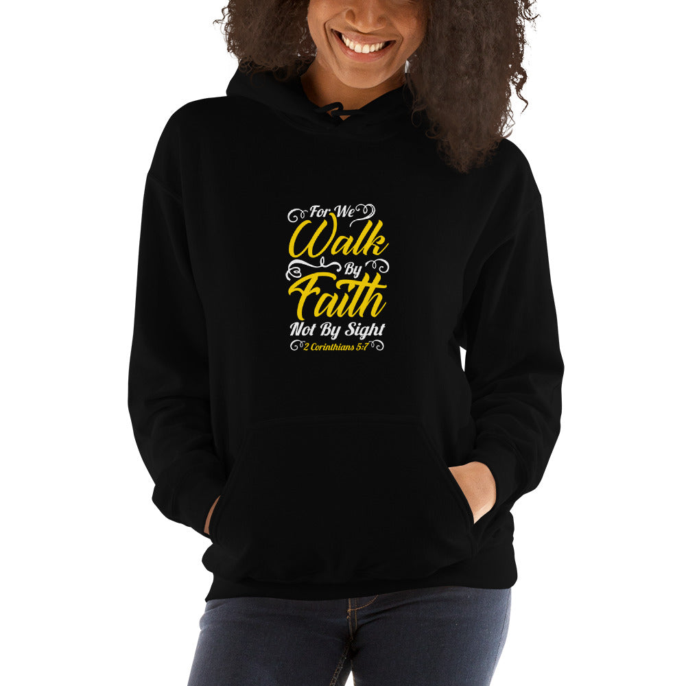 Walk By Faith Hoodie Black